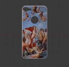ip7 back case triumph galatea gadgets color iphone 7 mixed bag texture 3d print model - Mito3D