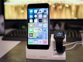 iphone 6 plus ve apple watch tasarımı stand değil araçlar telefon 3d print model - Mito3D