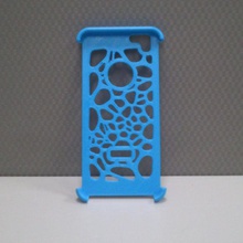 iphone 6 plus case voronoi pattern gadgets apple smartphone 3d print model - Mito3D
