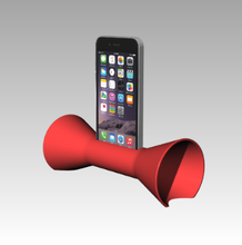 iphone 6 sound-Verstärker 3 gadgets Verstärker Musik smartphone sound Lautsprecher 3d print model - Mito3D