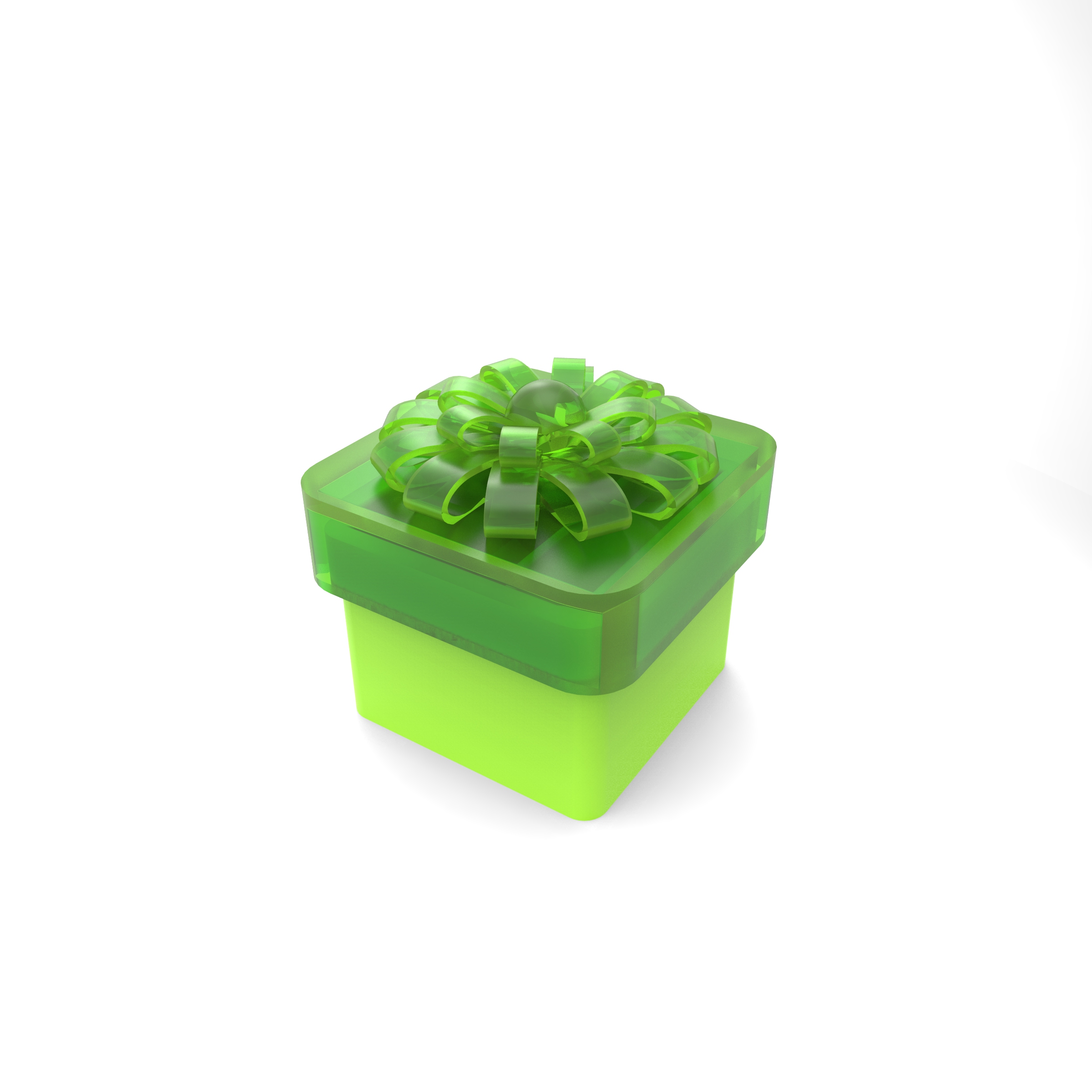 boîte à bijoux boîte-cadeau de la mode les fêtes noël 3D print model - Mito3D