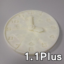 puzzle horloge 11 plus cn edu leçon 3 de retour l'école l'horloge jigsaw 3d print model - Mito3D