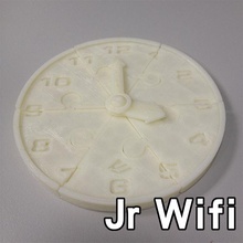 jigsaw clock jr wifi cn edu lesson 3 back school 3d print model - Mito3D