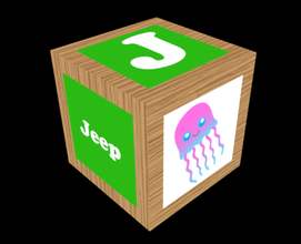 j - Spielzeug Farbe cube mixed bag 3d print model - Mito3D