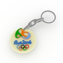 porte-clés 1 olympique de rio jeu art trousseau clés rio2016 rioolympicgame 3d print model - Mito3D