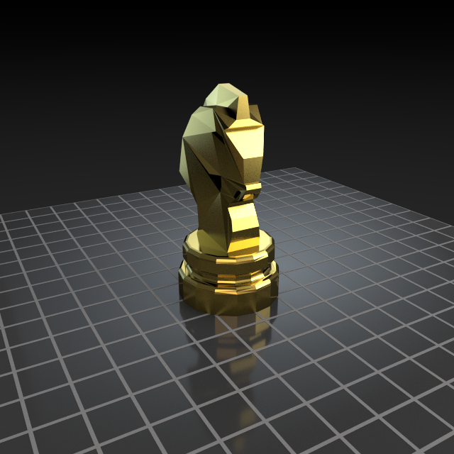 knight toys chess piece 3D print model - Mito3D