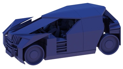kurucu oyuncaklar otomobil otomotiv tasarımı araba kart tasarım Projesi elektrikli araç modüler platform ölçekli model ölçü modelleri oyuncak tsyrik Aleksey Araç zrk zrkkonstruktor 3d print model - Mito3D