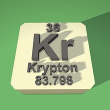kripton periyodik tablo buzdolabı mıknatısı eğitim krypton 3d print model - Mito3D