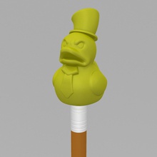 lame duck dia caneta toppers brinquedos pato 3d print model - Mito3D