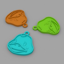 lame duck key ring fashion day 3d print model - Mito3D
