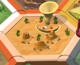 paesaggio del deserto i giocattoli gioco da tavolo catan colore colono coloni di 3d print model - Mito3D