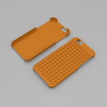 lego telefone 6 caso gadgets iphone6 3d print model - Mito3D