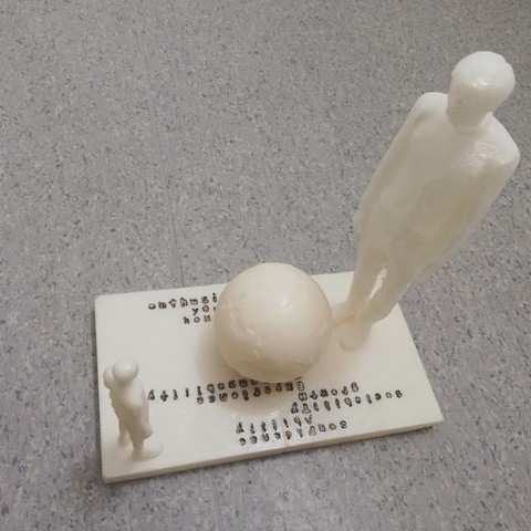 vida de sabedoria a arte motivacional brinquedo 3D print model - Mito3D