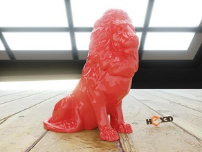 lion toys animal 3d print model - Mito3D