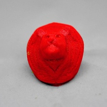 leão cabeça brinquedos 3d print model - Mito3D