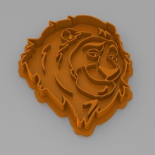 coeur de lion, à l'emporte-pièce les articles ménagers animal emporte-pièce lion cœur zootopia 3d print model - Mito3D