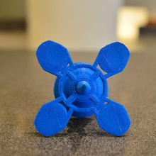 pequeño molino de viento los juguetes 3d print model - Mito3D