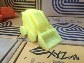 carregador de caminhão brinquedos única impressão brinquedo 3d print model - Mito3D