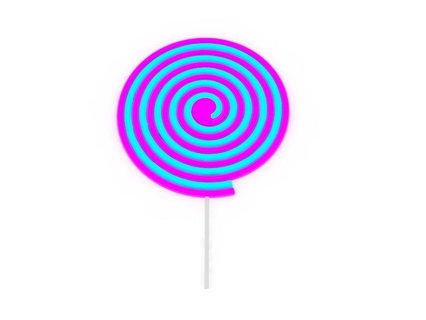 lollipop mhia candyspiral 3d print model - Mito3D
