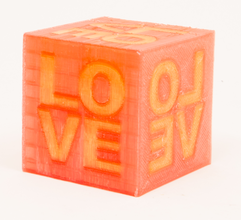 love cube 20-mix Liebe 3d print model - Mito3D