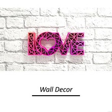 love wall decor art color 3d print model - Mito3D