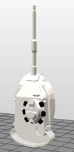 m60a3 turret 15mm toys 3d print model - Mito3D