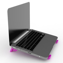 magenta laptop stand gadgets laptopstand 3d print model - Mito3D