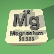 magnesium periodic table fridge magnet education 3d print model - Mito3D