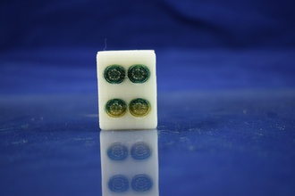 mahjong kiremit 4 nokta oyuncaklar renk oyun çini 3d print model - Mito3D