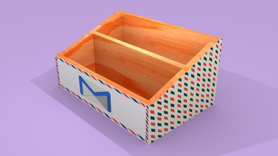 mail organizer tools color 3d print model - Mito3D