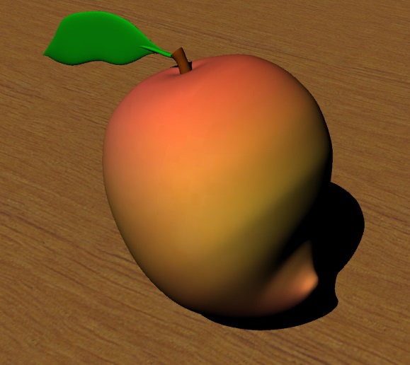 mango gradient color 20 mix fruits 3D print model - Mito3D