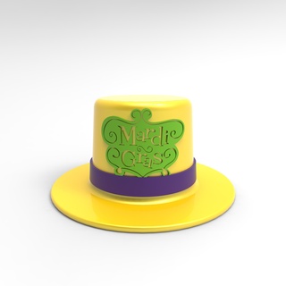 mardi gras chapeau Renan mode fat Mardi Gras 3d print model - Mito3D