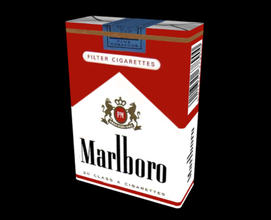 marlboro red toys cigarette color mixed bag 3d print model - Mito3D