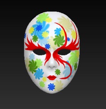 mask1 fashion color mask 3d print model - Mito3D