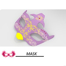 Maske Mode Farbe Kostüm party 3d print model - Mito3D