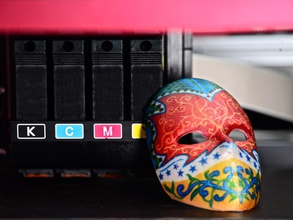 Maske obj Kunst 3d print model - Mito3D