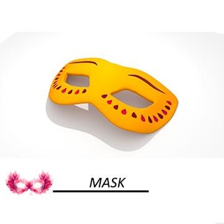 Maske ohhitsmeirisch Farbe custume Party 3d print model - Mito3D