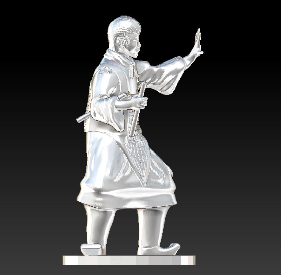 mausoleo qie emperor Bruce lee arte nobel sla 3D print model - Mito3D