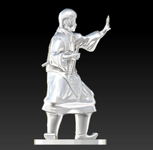 Mausoleum qie emperor Bruce Lee Kunst Nobel sla 3d print model - Mito3D