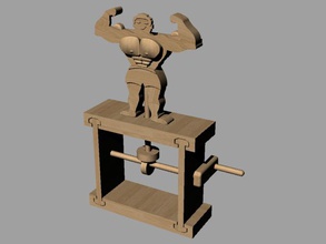 mechanical toy 2 toys automata 3d print model - Mito3D