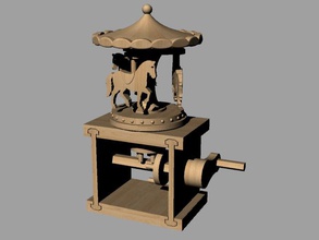 mechanical toy 3 toys automata 3d print model - Mito3D