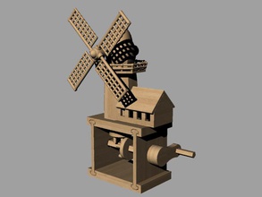 mechanical toy 4 toys automata 3d print model - Mito3D