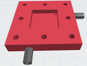 el metanol plato del extremo de la celda combustible educación directo célula 3d print model - Mito3D