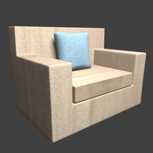 mh-lr-kleines sofa - Spielzeug 3d print model - Mito3D