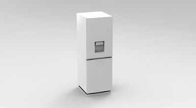 mh - kitchen refrigerator toys house miniature ref 3d print model - Mito3D
