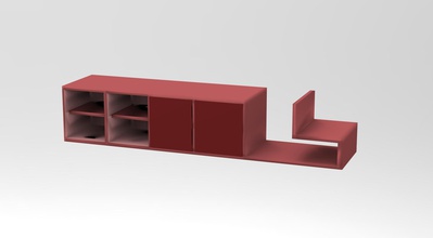 mh - mutfak duvar kabine oyuncaklar dolap ev minyatür 3d print model - Mito3D