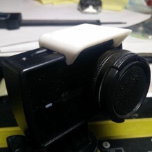 mic hood xiaomi yi 4k action cam gadgets camera yi4k 3d print model - Mito3D