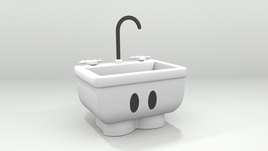 Mickey mutfak lavabo sundae zücaciye renk hediye ev eşyaları ıcecream mickey fare 3d print model - Mito3D