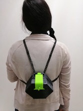 mini sac de la mode Imprimé en 3d un à dos minibag 3d print model - Mito3D