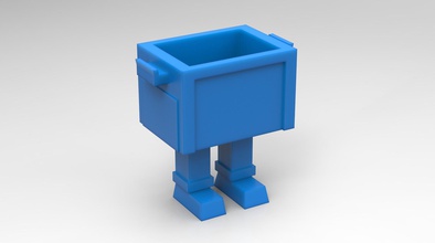mini caixa de ferramenta as ferramentas a office 3d print model - Mito3D